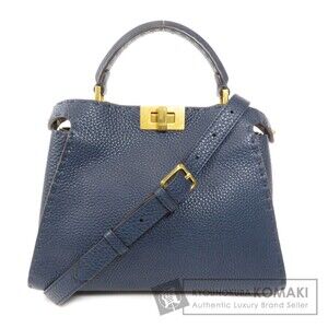 Fendi Peekaboo Selleria Handbag Calfskin